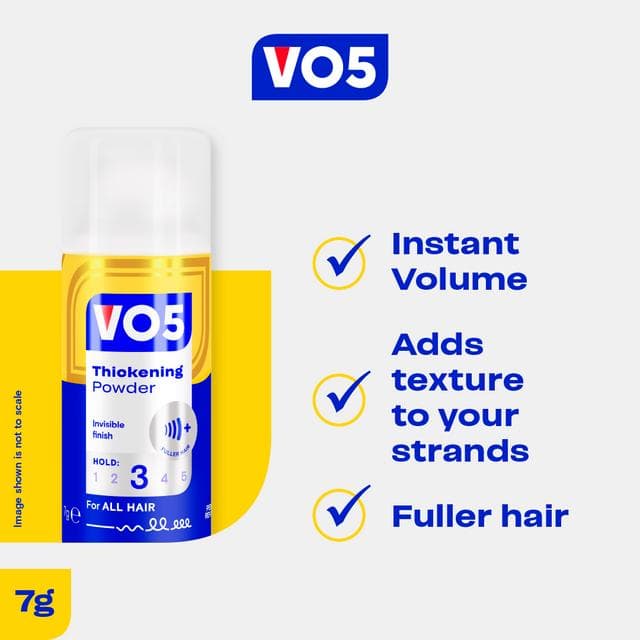 VO5 Hair Powder Thickening 7g - gallery image 3