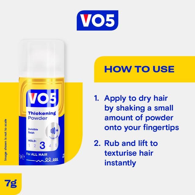 VO5 Hair Powder Thickening 7g - gallery image 4