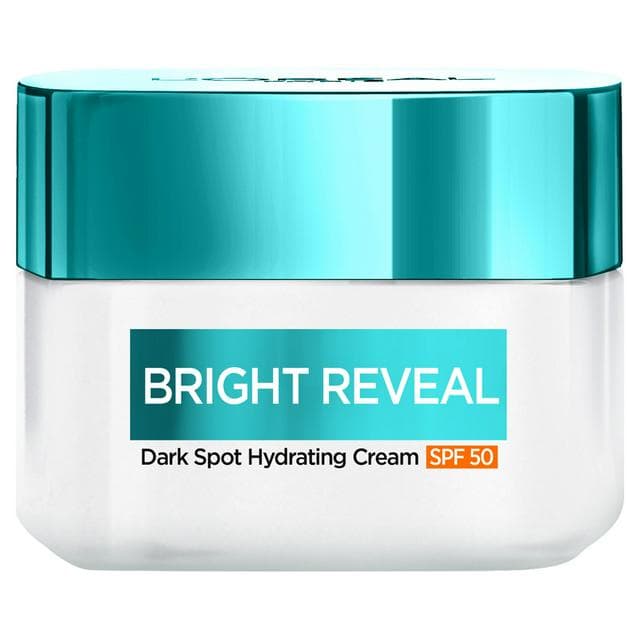 L'Oréal Paris Bright Reveal Dark Spot Hydrating Moisturiser Cream SPF 50 for Face Niacinamide 50ml - gallery image 1