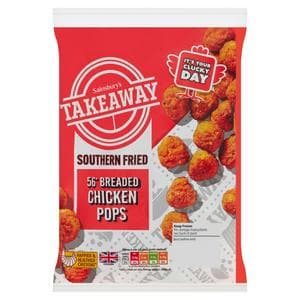 Sainsbury's Southern Fried Breaded Chicken Pops 500g