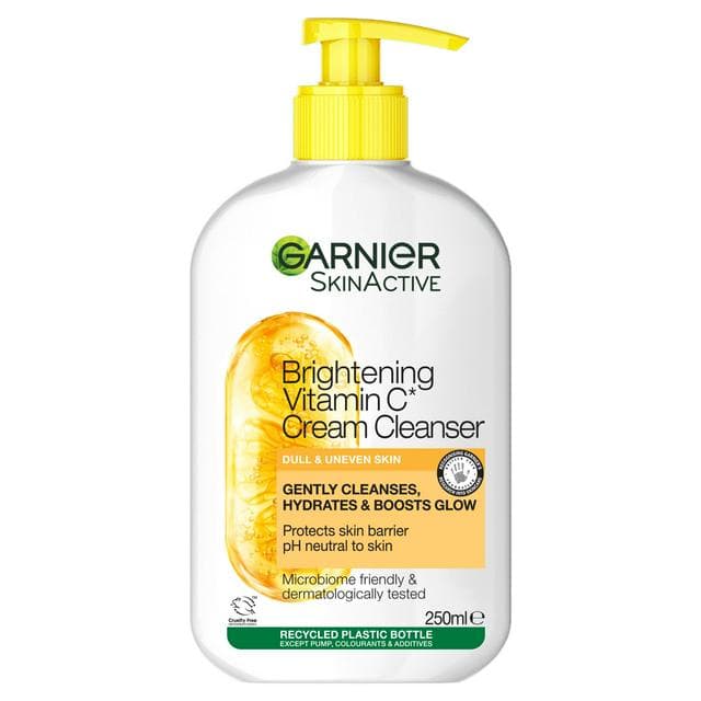 Garnier Skin Active Vitamin C Skincare Brightening Cream Cleanser For Dull & Uneven Skin 250ml - gallery image 1