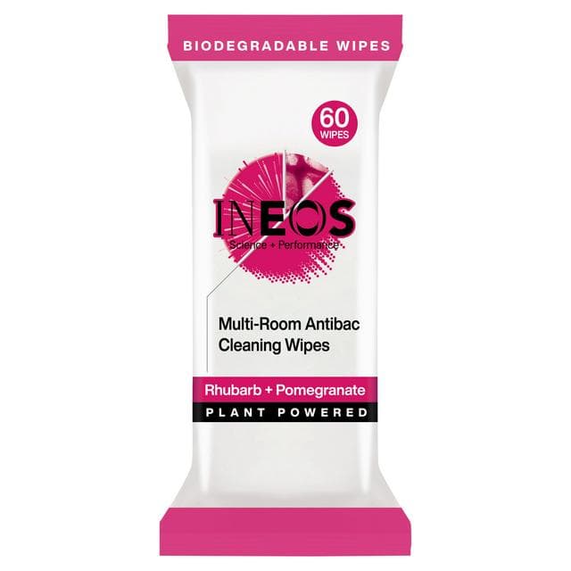 Ineos Antibac Multi-Room Surface Cleaning Wipes Rhubarb + Pomegranate - gallery image 1