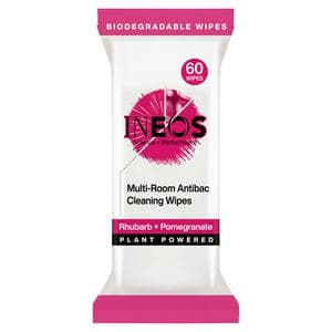 Ineos Antibac Multi-Room Surface Cleaning Wipes Rhubarb + Pomegranate