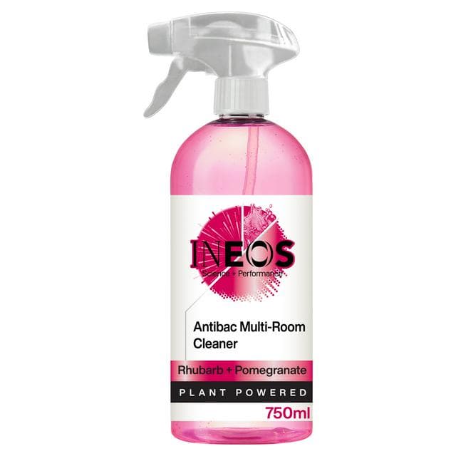 Ineos Antibac Multi-Room Surface Cleaner Spray Rhubarb + Pomegranate 750ml - gallery image 1