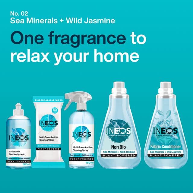 Ineos Antibac Multi Room Surface Cleaning Wipes Sea Minerals + Wild Jasmine - gallery image 3