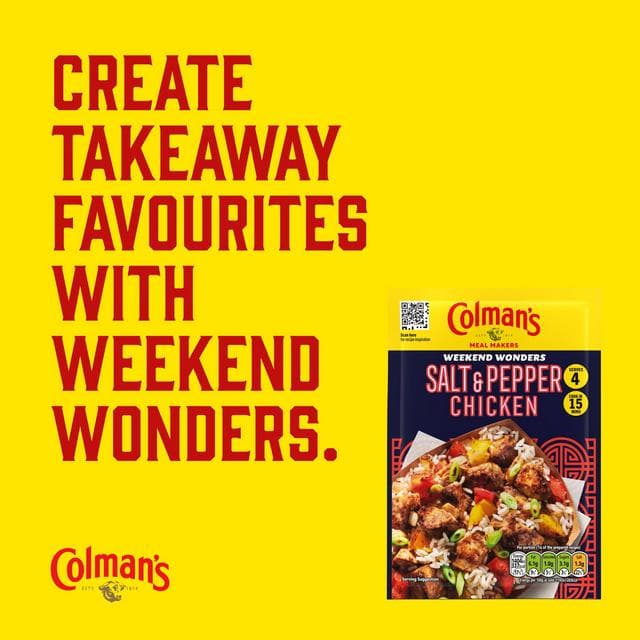 Colman's Weekend Wonders Meal Maker Recipe Mix Salt & Pepper Chicken 23g - gallery image 5