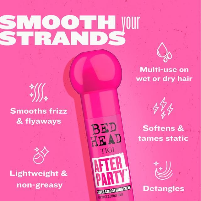 Bed Head by TIGI After Party Smoothing Cream for Shiny Frizz Free Hair 100ml - gallery image 3