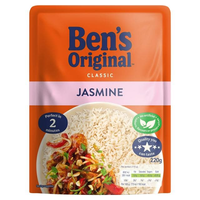 Ben's Original Jasmine Microwave Rice 220g - gallery image 1