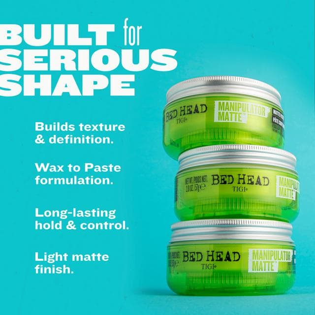 Bed Head by TIGI Manipulator Matte Hair Wax Paste with Strong Hold 57g - gallery image 3