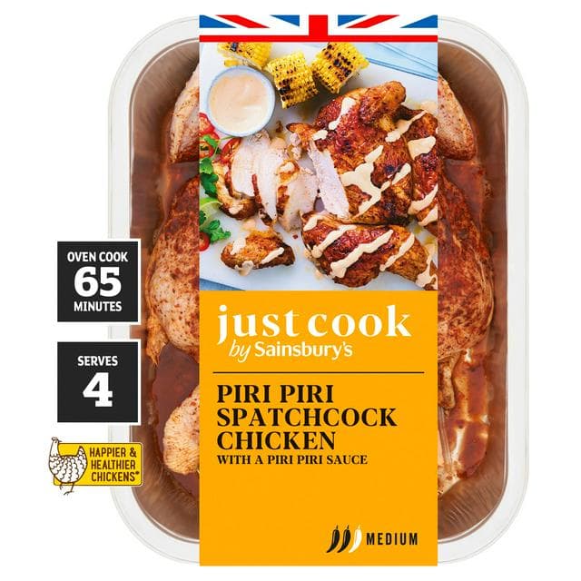 Sainsbury's Piri Piri Spatchcock British Chicken 1.26kg - gallery image 1