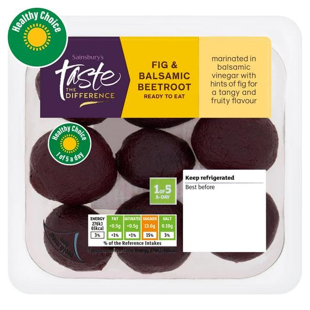 Sainsbury's Fig & Balsamic Beetroot Summer Edition, Taste the Difference 200g - gallery image 1