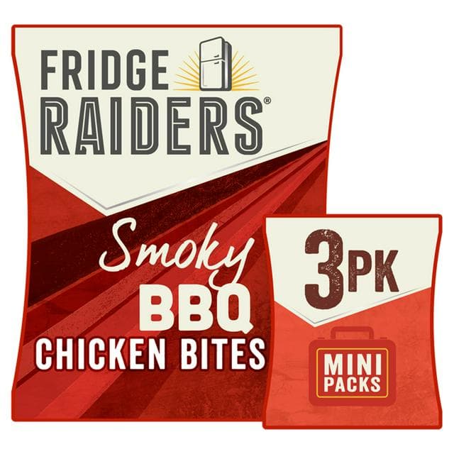 Fridge Raiders Smoky BBQ Chicken Snack Bites 3x22.5g - gallery image 1