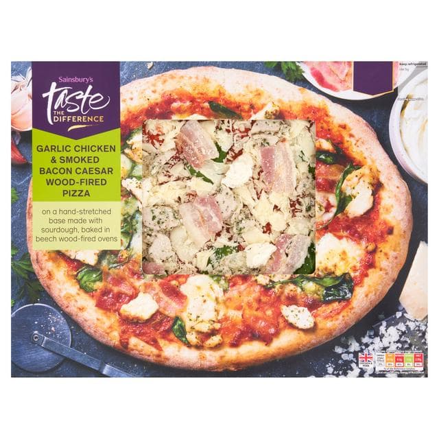 Sainsbury's Garlic Chicken & Smoked Bacon Caesar, Taste the Difference 465g - gallery image 1