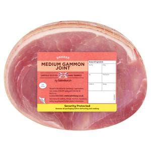 Sainsbury's Smoked Medium British Gammon Joint approx. 1.4kg