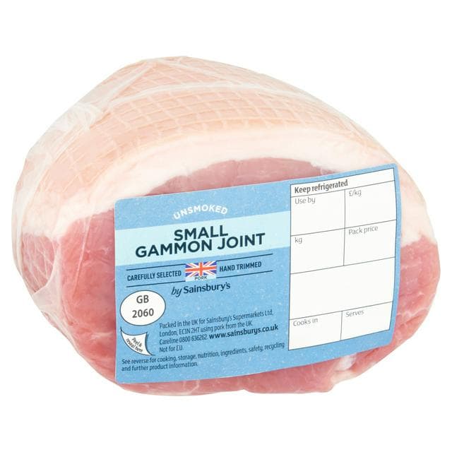 Sainsbury's Unsmoked Small British Gammon Joint approx. 800g - gallery image 1