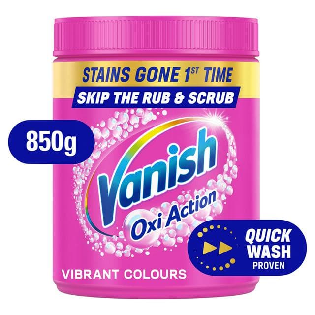 Vanish Oxi Action Laundry Booster Powder 850 g - gallery image 1