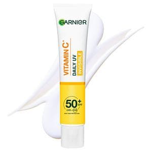 Garnier Vitamin C Skincare Daily UV Invisible Brightening Fluid SPF50 For All Skin Types 40ml