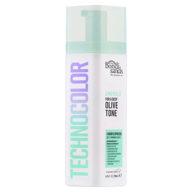 Bondi Sands Technocolor 1 Hour Express Self Tanning Foam Emerald 200ml - gallery image 1