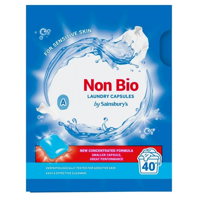 Sainsbury's Non Bio Laundry Capsules 38 Washes - gallery image 1