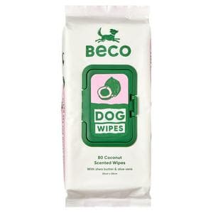 Beco 80 Bamboo Coconut Scented Dog Wipes