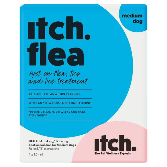 Itch Flea Medium Dog Flea & Tick Spot On Treatment 1 Pipette (10-20kg) - gallery image 1