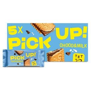 Bahlsen Pick Up Choco & Milk Chocolate Biscuit Bars x5