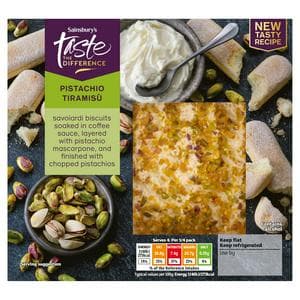 Sainsbury's Pistachio Tiramisu, Taste the Difference 400g