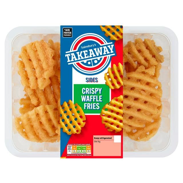Sainsbury's Takeaway Sides Crispy Waffle Fries 300g - gallery image 1