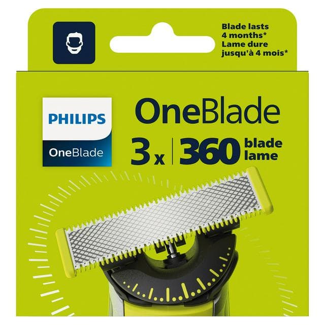 Philips Oneblade 360 Replacement Blades For Face x3 - gallery image 1