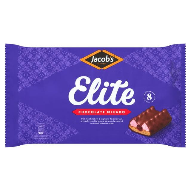 Jacob's Elite Chocolate Mikado 176g - gallery image 1