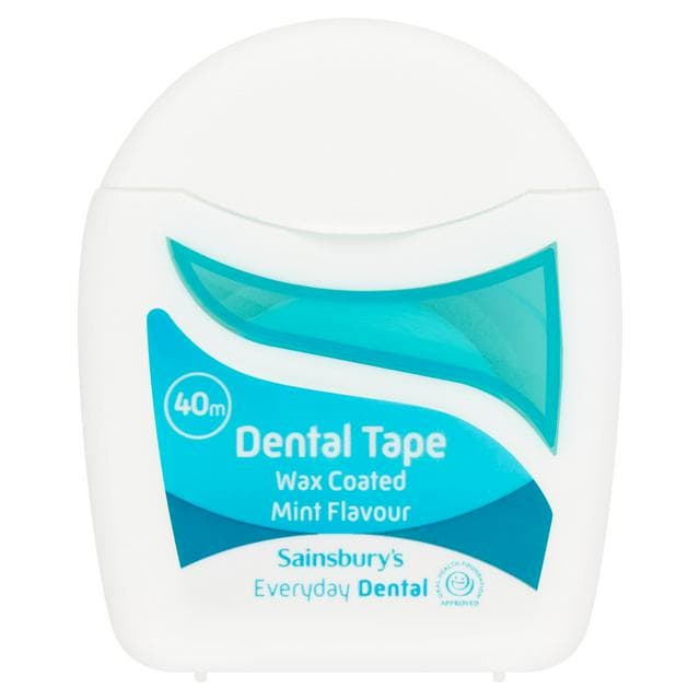 Sainsbury's Mint Dental Tape 40m - gallery image 1