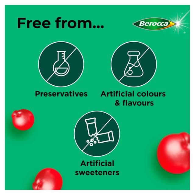 Berocca Multi Action Cherry Flavour Gummies x60 - gallery image 4