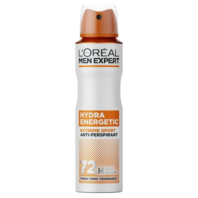 L'Oréal Men Expert 250ml Deodorant Spray Hydra Energetic Extreme Sport 72H Anti-Perspirant - gallery image 1