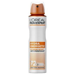 L'Oréal Men Expert 250ml Deodorant Spray Hydra Energetic Extreme Sport 72H Anti-Perspirant