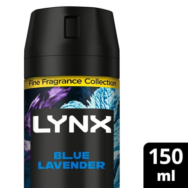 Lynx Blue Lavender 72h Fine Fragrance Deodorant Body Spray for Men 150ml - gallery image 1