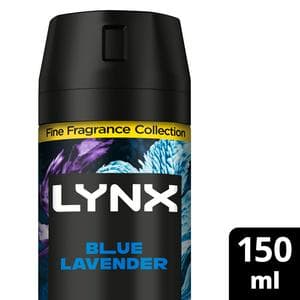 Lynx Blue Lavender 72h Fine Fragrance Deodorant Body Spray for Men 150ml