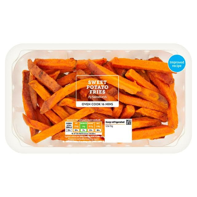 Sainsbury's Sweet Potato Fries 340g - gallery image 1