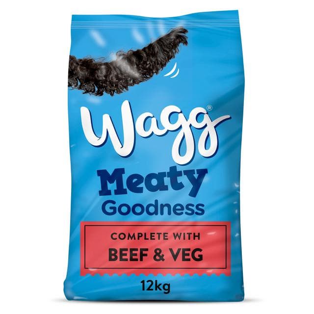 Wagg Meaty Goodness 12kg Complete Beef Dinner Adult Dog Food - gallery image 2