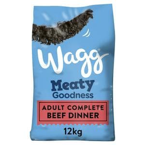 Wagg Meaty Goodness 12kg Complete Beef Dinner Adult Dog Food