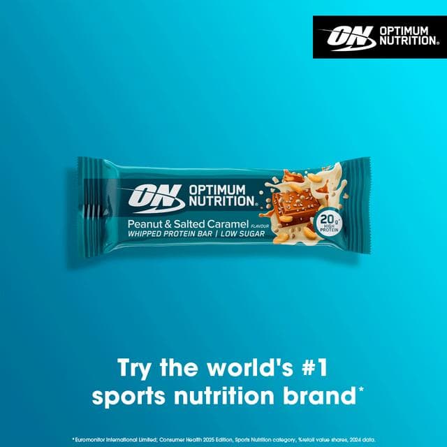 Optimum Nutrition Whipped Protein Bar Peanut & Salted Caramel Flavour 68g - gallery image 3
