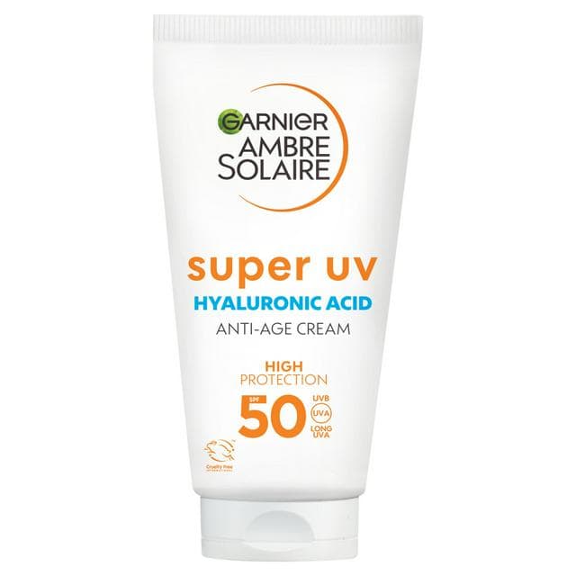 Garnier Ambre Solaire 50ml SPF 50 Anti-Age Face Protection Sun Cream - gallery image 1