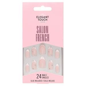 Elegant Touch Salon French Nails Ongles x24