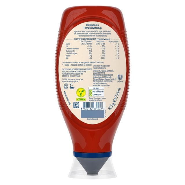 Hellmann's Sauce Tomato Ketchup 750ml - gallery image 2