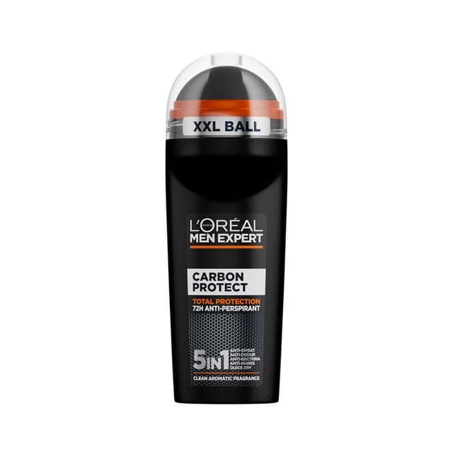 L'Oréal Men Expert 100ml Deodorant Carbon Protect Roll On 48H Anti-Perspirant - gallery image 2