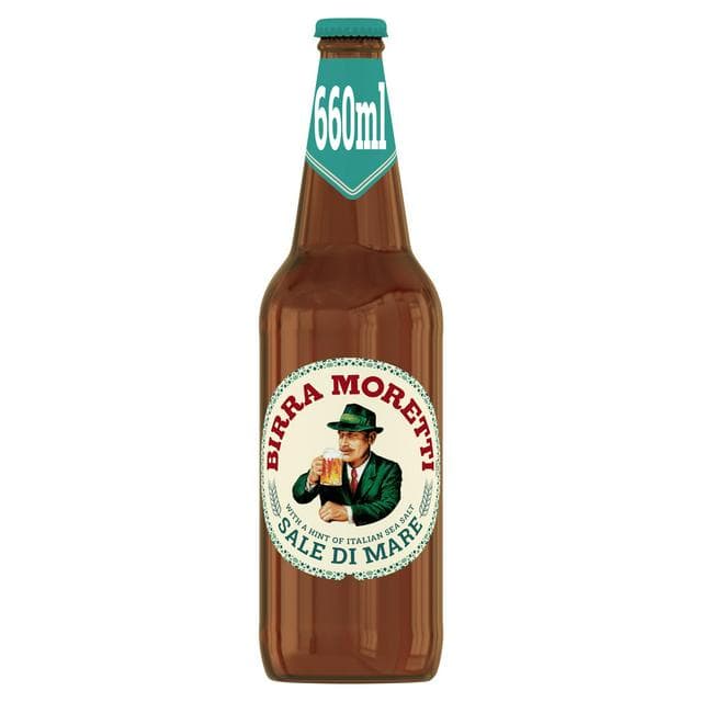 Birra Moretti Sale Di Mare Unfiltered Lager Beer Bottle 660ml - gallery image 1