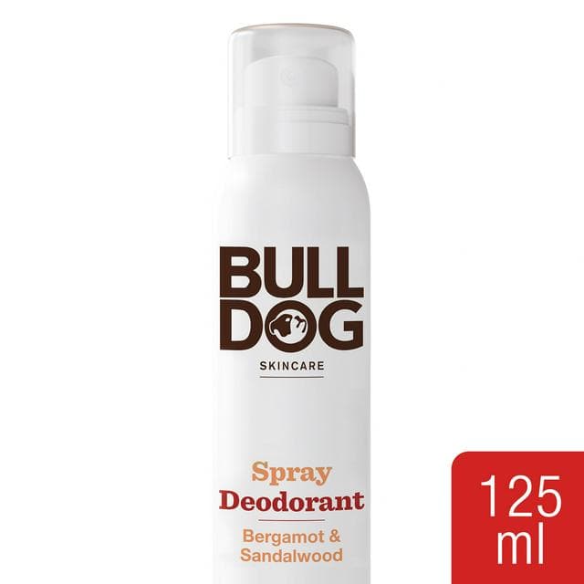 Bulldog Skincare Bergamot & Sandalwood Spray Deodorant 125ml - gallery image 1