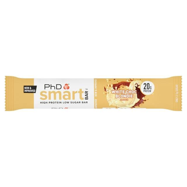 PhD White Choc Blondie Flavour Smart Bar 64g - gallery image 1
