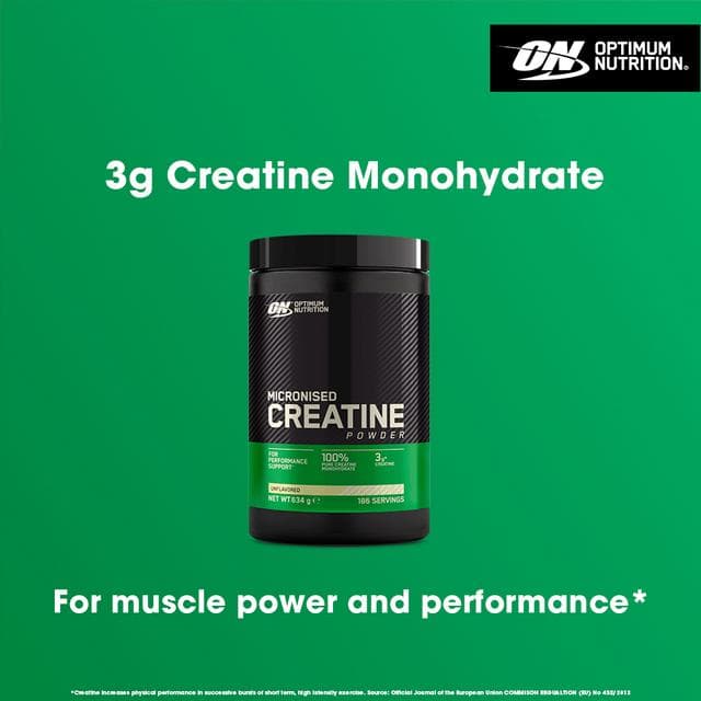 Optimum Nutrition Micronised Creatine Powder Unflavoured 634g - gallery image 2