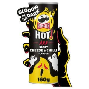 Pringles Hot Flamin' Cheese Sharing Crisps 160g