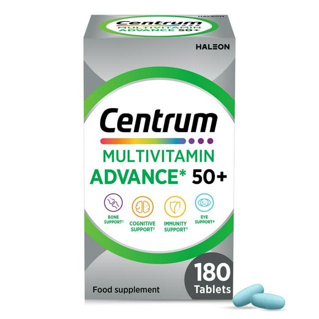 Centrum Advance 50+ Multivitamins & Vitamin Tablets x180 - gallery image 1